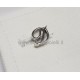 Obsigno cufflinks initial silver 925 & onyx  - letter C