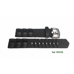 TAG HEUER black rubber strap FORMULA (midsize) series 18mm ref. BT0700 original