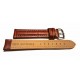 BREITLING  brown alligator print strap MORELLATO 18mm (TOP QUALITY)