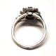 Anello margherite argento silver smalto FATTO A MANO ring*DA102 handmade