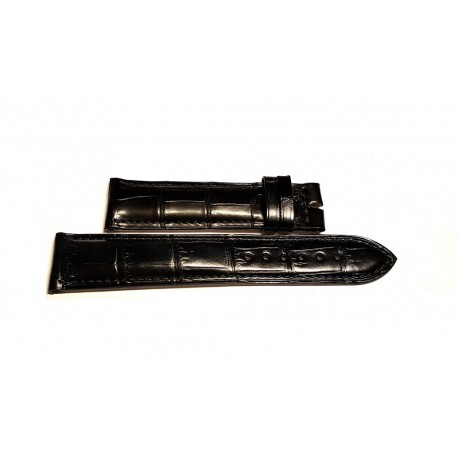 EBERHARD black crocodile strap  x EXTRA FORT 20mm ref.015 ( per ref. 30950 30951 30952 31950 31951 31952 )
