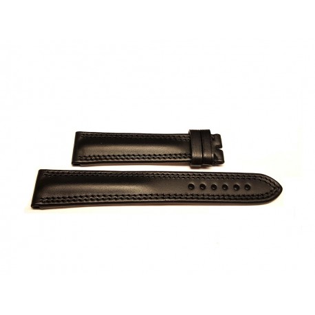 EBERHARD black leather strap x TRAVERSETOLO XL 21mm ref. 182XL x ref: 20019 - 20020 - 21016 - 21019 - 21020 - 21216