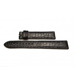 EBERHARD Black crocodile strap x 8 JOURS - 16.5mm 614 x 20017 20022 21017 21022