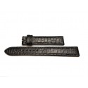 EBERHARD Black crocodile strap x 8 JOURS - 16.5mm 614 x 20017 20022 21017 21022