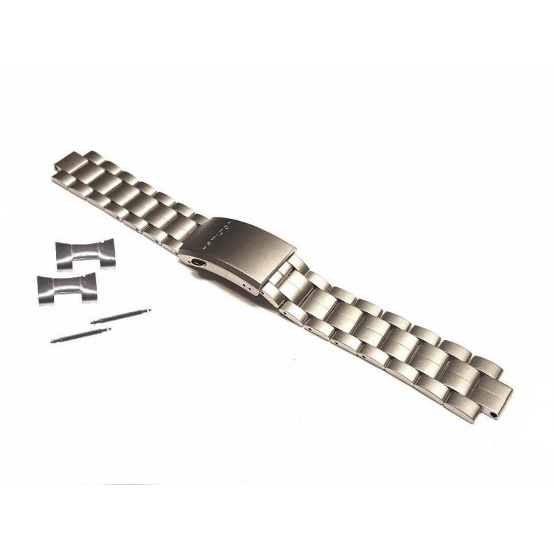 Hamilton Khaki Field quartz watch H68551933 black dial steel bracelet