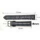 BREITLING cinturino nero MORELLATO croco black strap 18mm (TOP QUALITY)