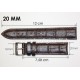 cinturino marrone MORELLATO dark brown strap 20mm (TOP QUALITY)