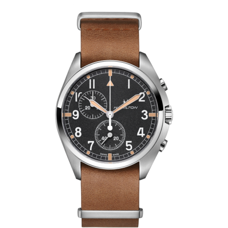 HAMILTON watch Ref H76512733 Khaki Aviation Pilot Pioneer Chrono Quartz