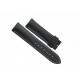 LONGINES black leather strap 21mm ref. L682124852 Conquest L682.124.852