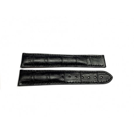 Black strap MORELLATO for OMEGA Speedmaster reduced 18mm (TOP QUALITY)