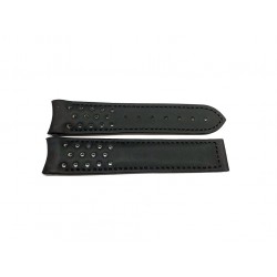 OMEGA Speedmaster RALLY Black leather strap 20mm 98000024 3840.50 3840.30