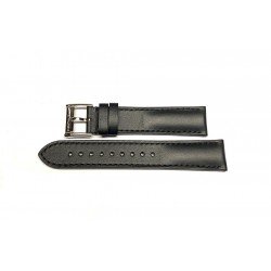 HAMILTON Black leather strap INTRA-MATIC auto Chrono 20mm H690384110 ref. H690.384.110 for H38416711 H384160 