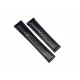 TAG HEUER black perforated calf strap 21mm CARRERA CALIBRE 16 ref. FC6454 x CBM2112 / CBM2110