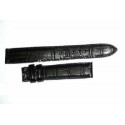 EBERHARD black crocodile strap x REPLICA o GINGI 15mm - REF. 510 ref. 60066 69066