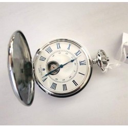 U-ANEMA Steel pocket watch TC206 manual winding