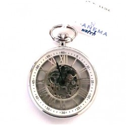 U-ANEMA Orologio tasca acciaio TC114 carica manuale