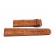 EBERHARD Brown Cognac leather strap 20mm AIGLON GRANDE TAILLE ref. 085 x 41030
