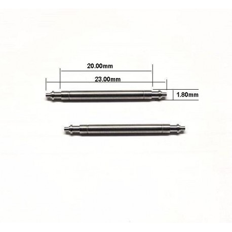 OMEGA 2x spring bars 20mm ref 068ST2208 