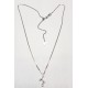 Necklace white gold ref. ETI with 8 diamonds ct. 0.16