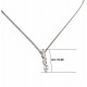 Necklace white gold ref. SXS with 10 diamonds ct. 0.20