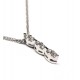 Necklace white gold ref. SXS with 10 diamonds ct. 0.20