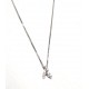 Necklace white gold ref. ECR with 6 diamonds ct. 0.12