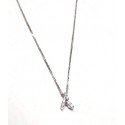 Necklace white gold ref. ECR (b) with 6 diamonds ct. 0.12