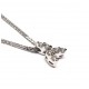 Necklace white gold ref. ECR with 6 diamonds ct. 0.12