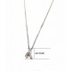 Necklace white gold ref. ECR with 6 diamonds ct. 0.12