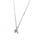 Necklace white gold ref. ECR with 6 diamonds ct. 0.12