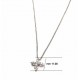 Necklace white gold ref. ETI with 8 diamonds ct. 0.16