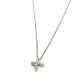 Necklace white gold ref. ETI with 8 diamonds ct. 0.16