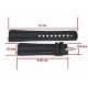 OMEGA black Rubber strap 20mm 98000085 for seamaster 2254.50